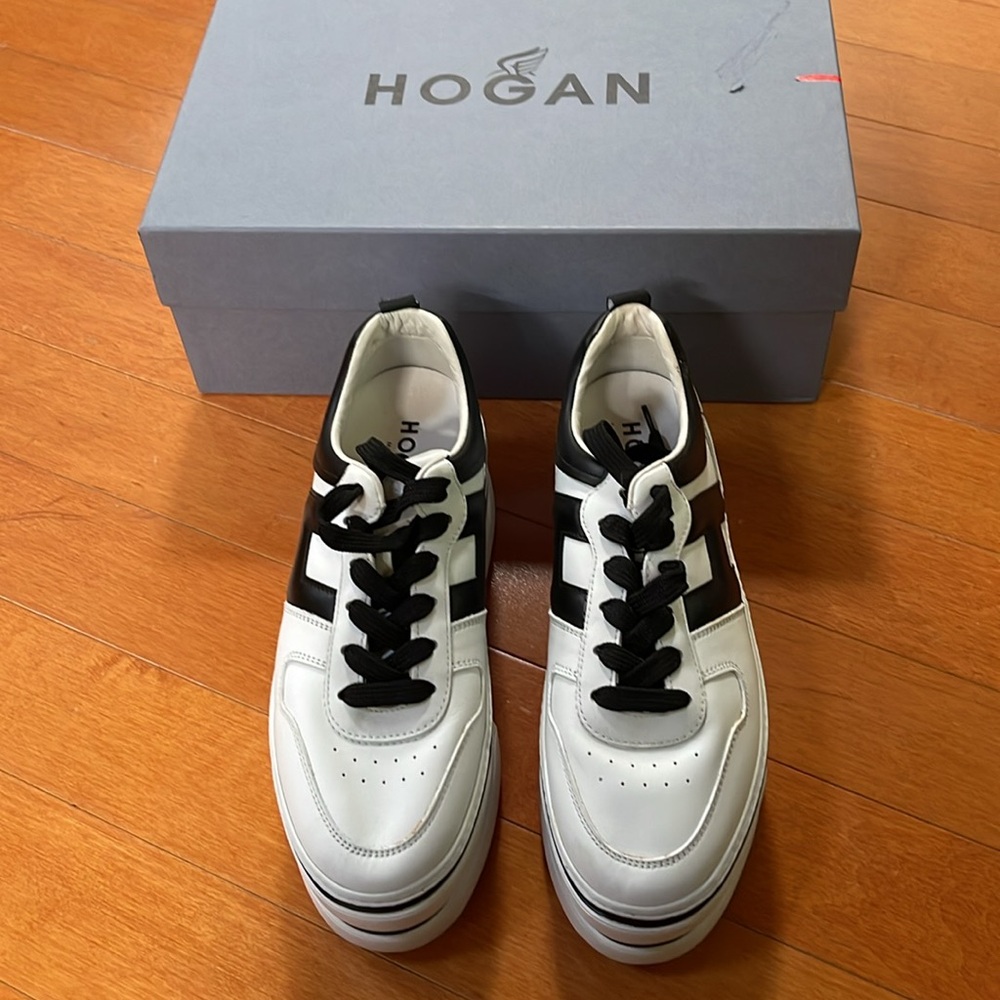 HOGAN Maxi 222 Leather Sneakers - Picture 2 of 7